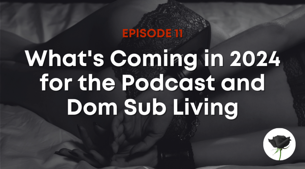 What's Coming in 2024 for the Podcast and Dom Sub Living