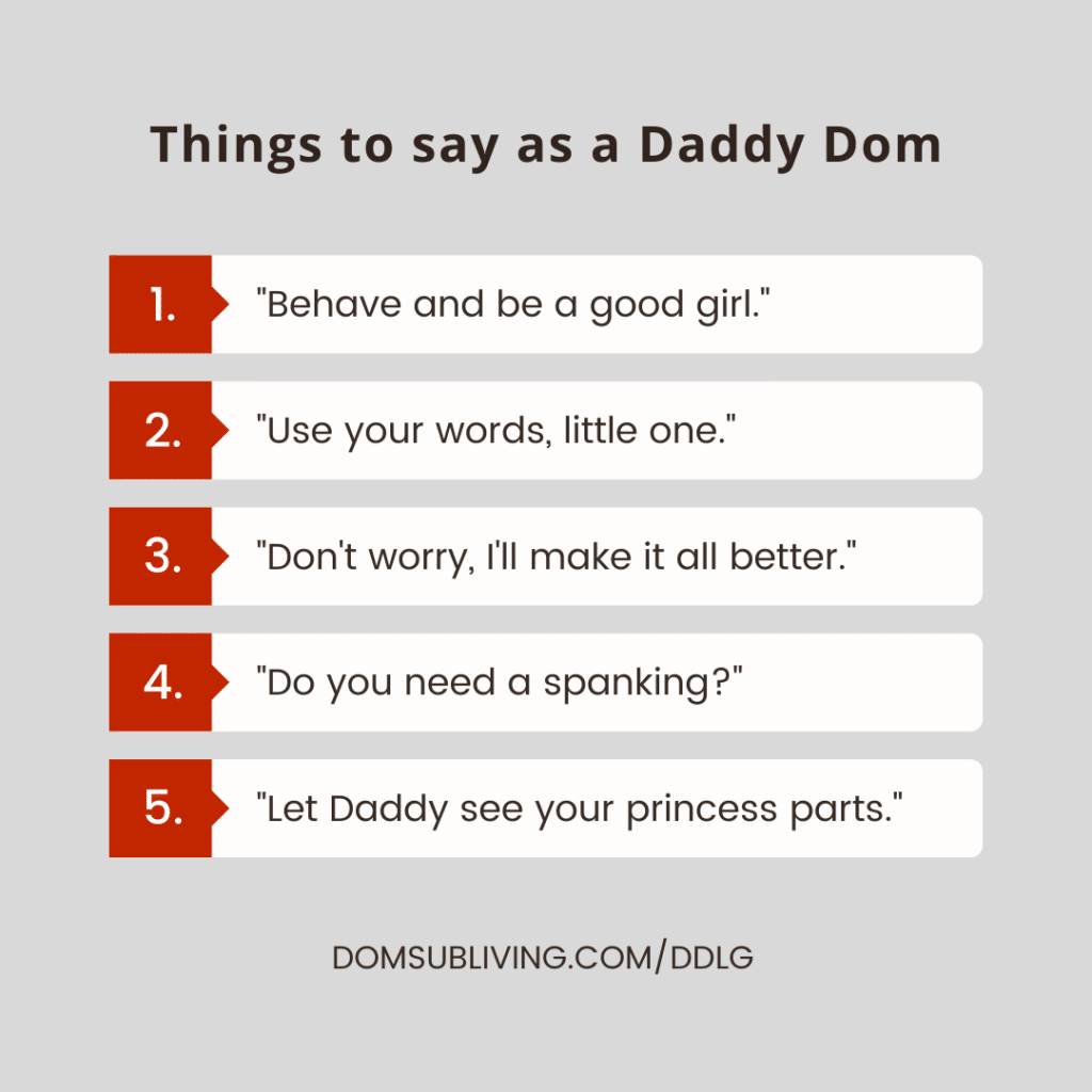 Looking for daddy dom