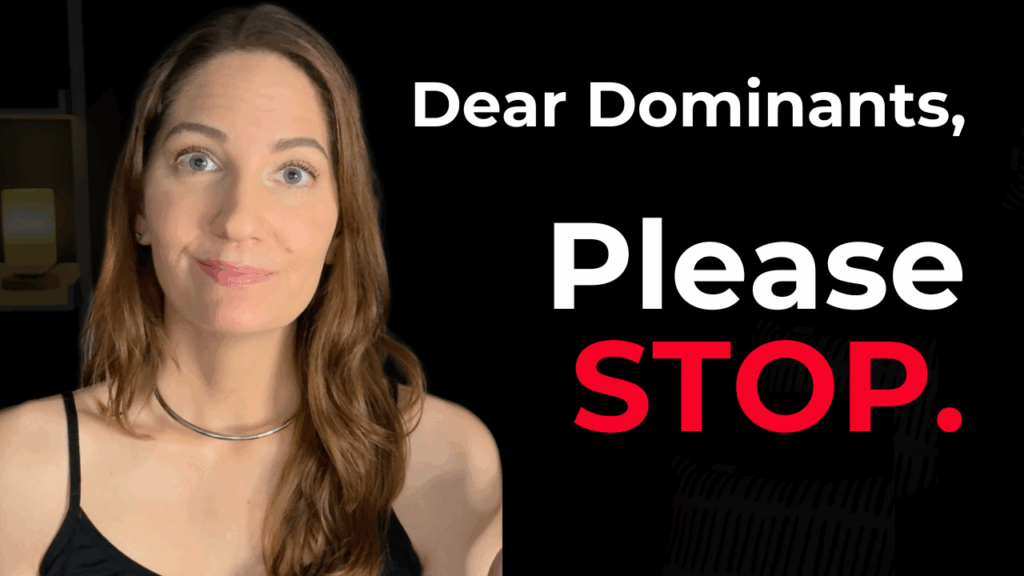 Every Fake Dom Does This.