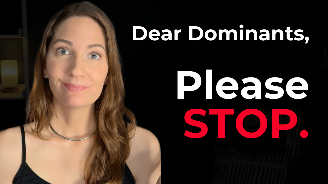 Every Fake Dom Does This.