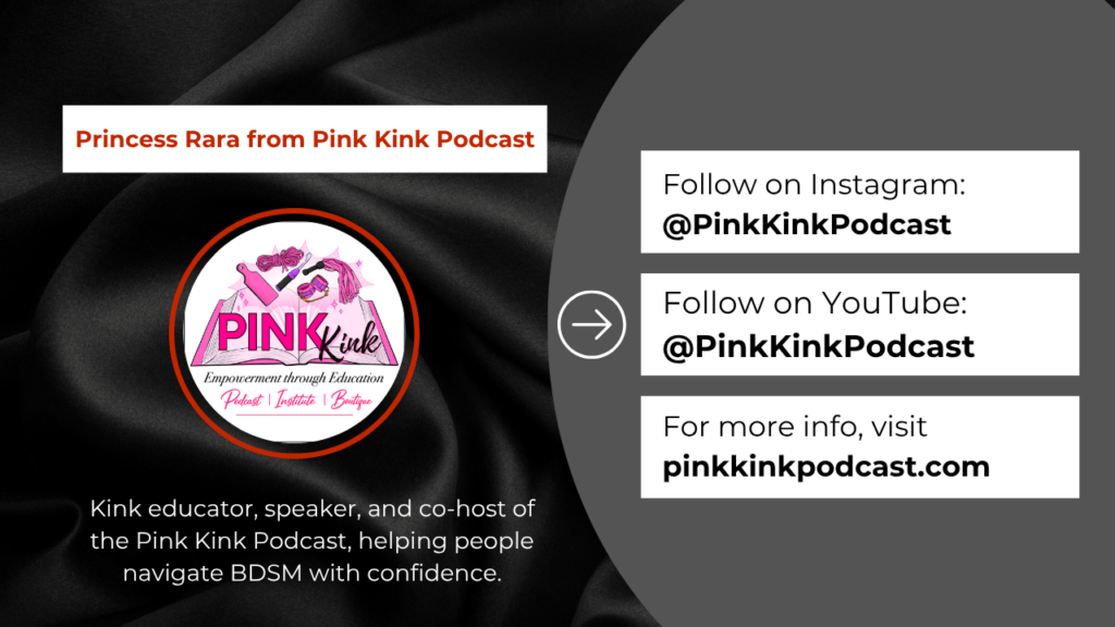 Princess Rara from Pink Kink Podcast